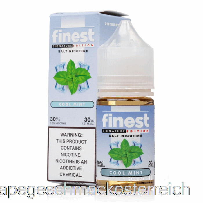 Cool Mint – Die Feinste Signature Edition Salt Nic – 30 Ml, 30 Mg Vape-Geschmack